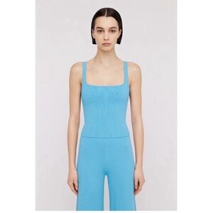 Scanlan Theodore Sky Blue 2 piece Crepe Set Size Medium